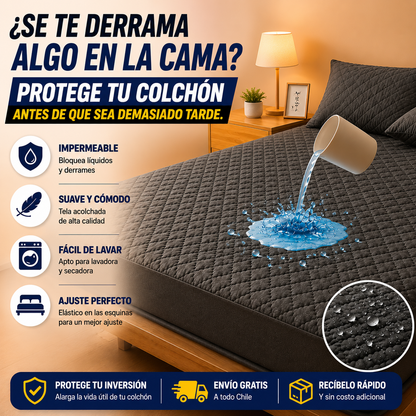 CUBREMAX IMPERMEABLE DE 1 1/2 a 2 PLAZAS